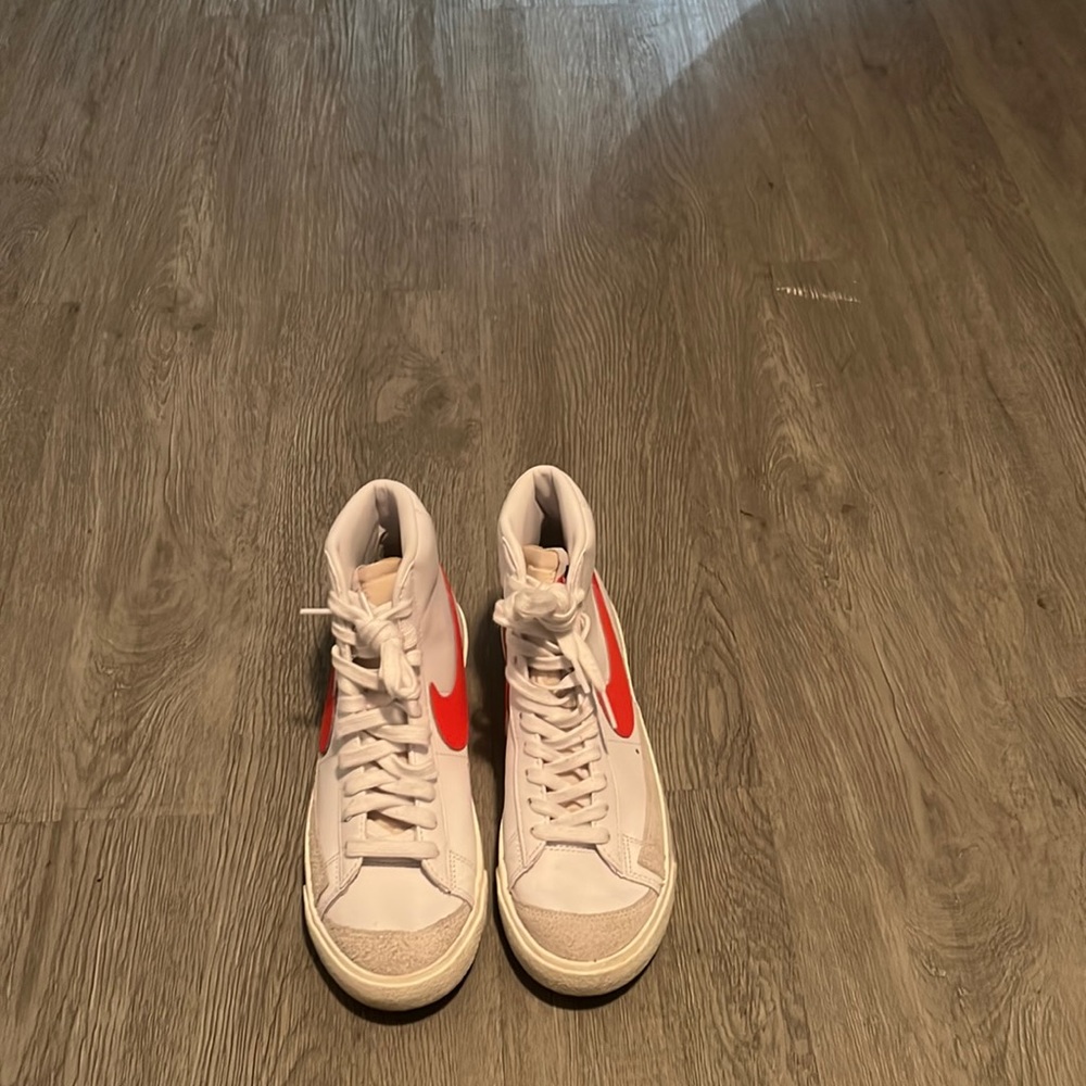 nike blazer red orange worn like three times too small